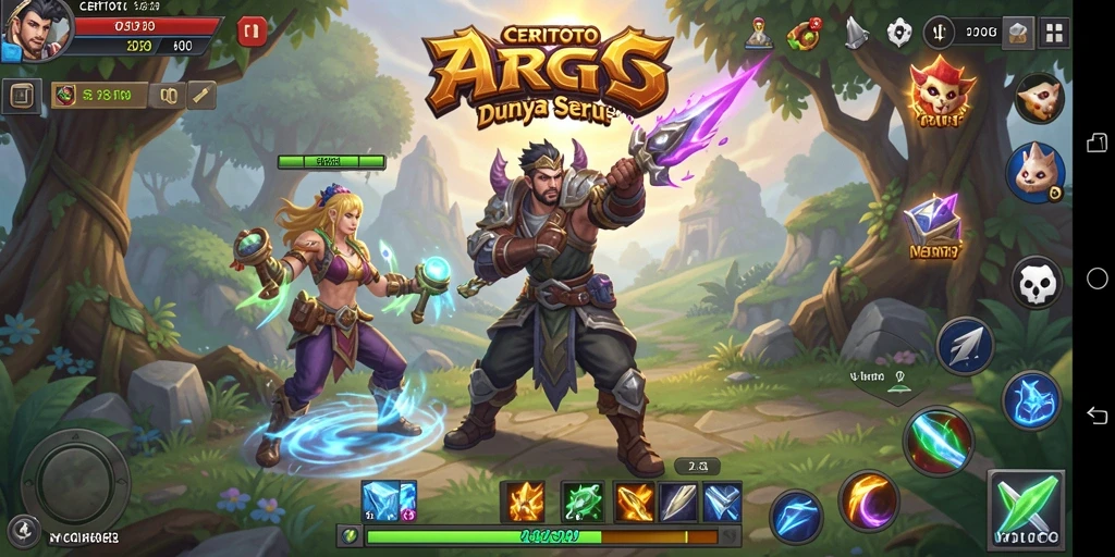 Screenshot CERITOTO menampilkan aksi seru dalam pertempuran ARPG.