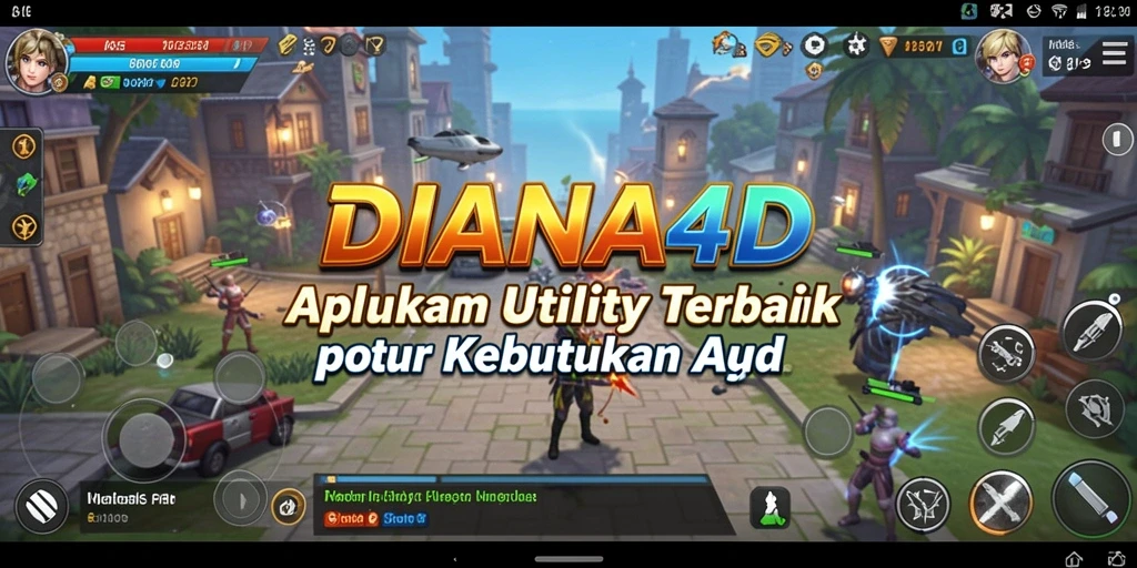 Tampilan antarmuka DIANA4D yang intuitif dan ramah pengguna.
