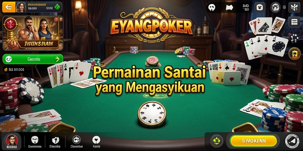 Tampilan gameplay EYANGPOKER yang menarik dan interaktif.