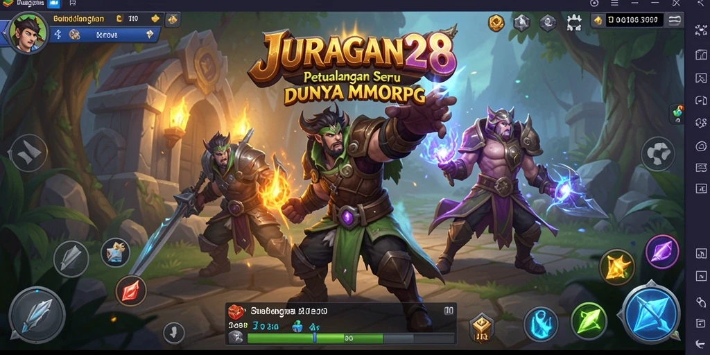 Tampilan mengesankan dari gameplay JURAGAN28 yang membuat petualangan semakin seru.