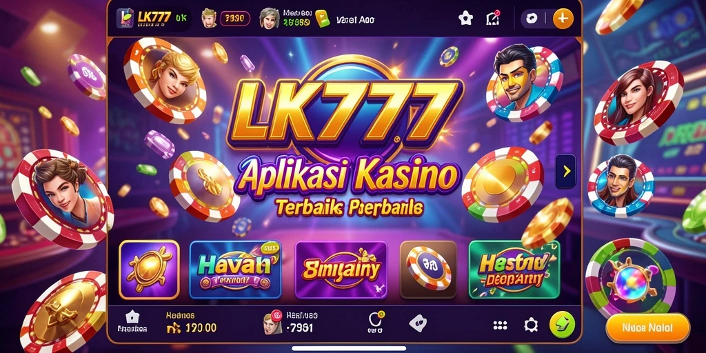 Tampilan gameplay menarik dari LK777 dengan berbagai permainan Kasino.