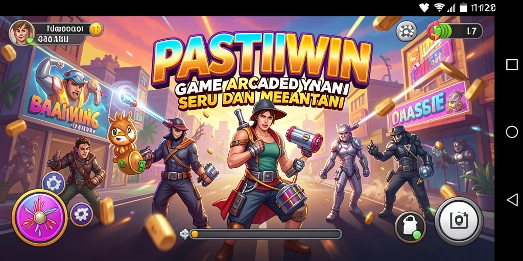 Tampilan gameplay seru di PASTIWIN dengan tantangan yang menarik.