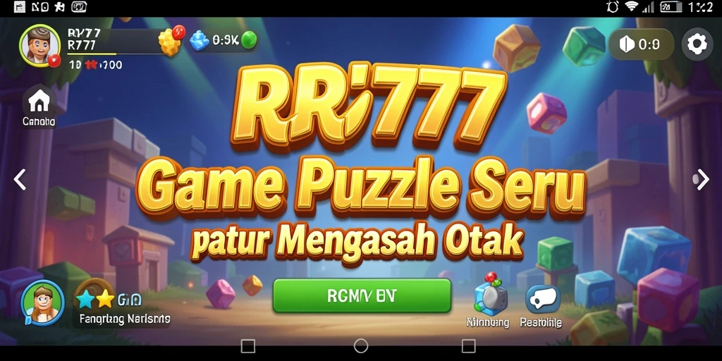 Screenshot gameplay RR777 yang menampilkan tantangan Puzzle yang seru.