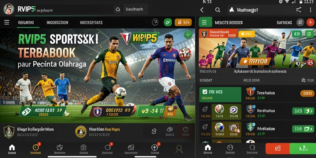 Tampilan screenshot RVIP5 menampilkan fitur taruhan yang intuitif.