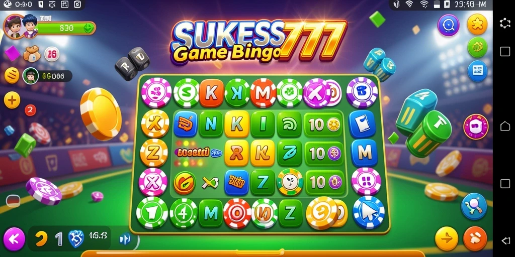Tampilan gameplay Bingo yang menarik di SUKSES777.