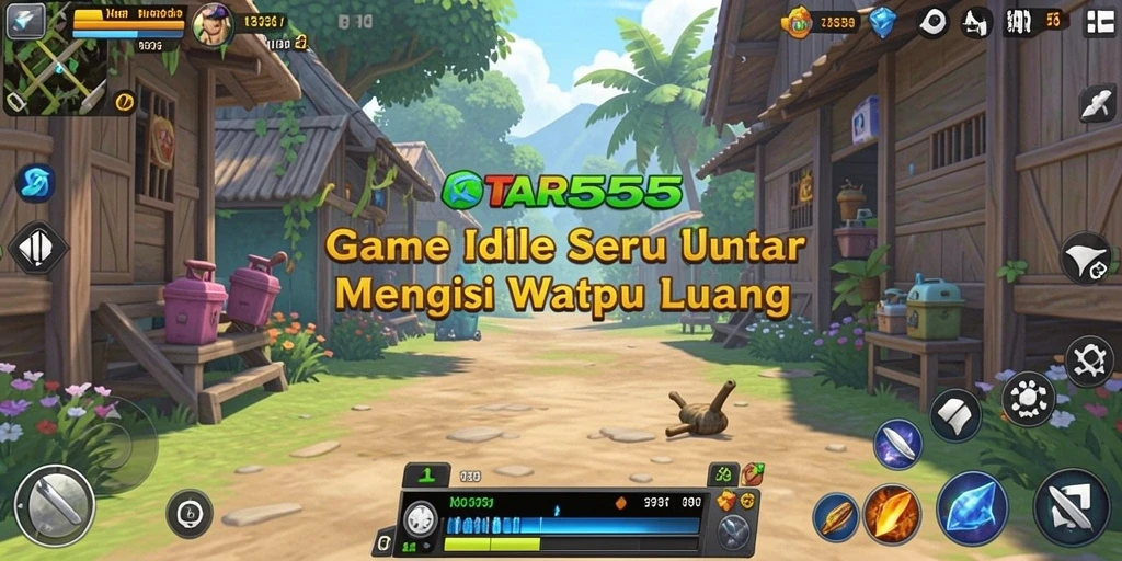 Tampilan gameplay TAR555 yang menarik dalam mode Idle.