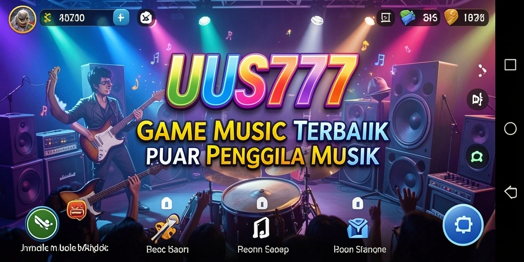 Screenshot UUS777 menampilkan pengalaman bermain musik yang menyenangkan.